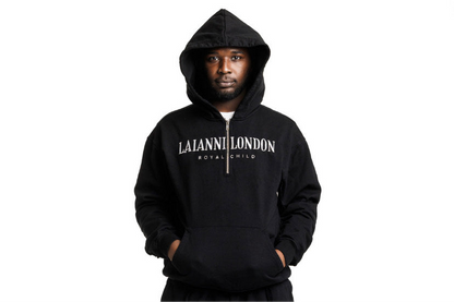 Laianni Orig Half Zip  Distressed Sweatshirt (Top only )